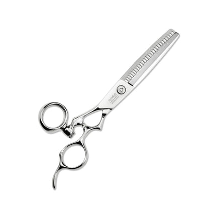 Above ErgoS Left 27TT Texturizer Swivel Shears – 6.0